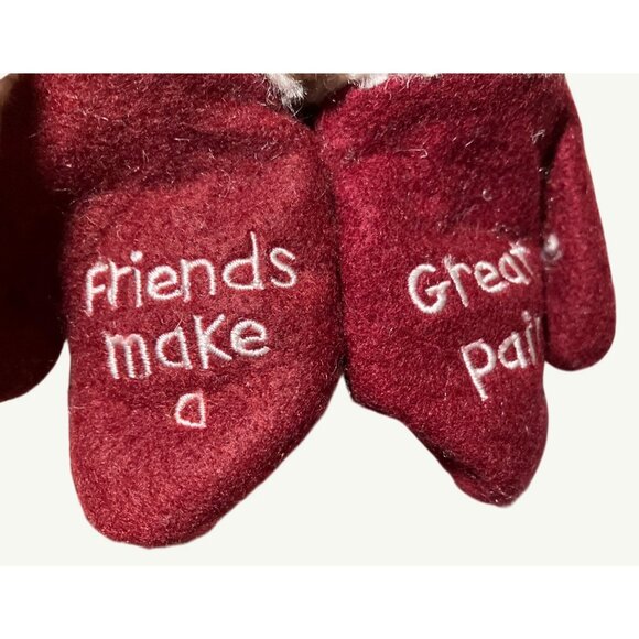 Boyds The Head Bean Collection Friends Make A Great Pair Teddy Bears - Picture 2 of 10